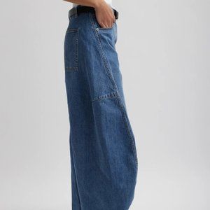 NWT Tibi Classic Wash Denim Sid Jean 25R